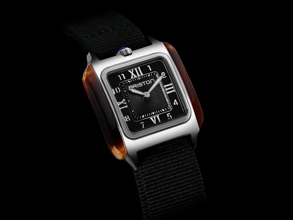 Briston Streamliner Kennedy Quartz Uhr, Damaststahl, 30 mm, 252030.SA.T.1.NB