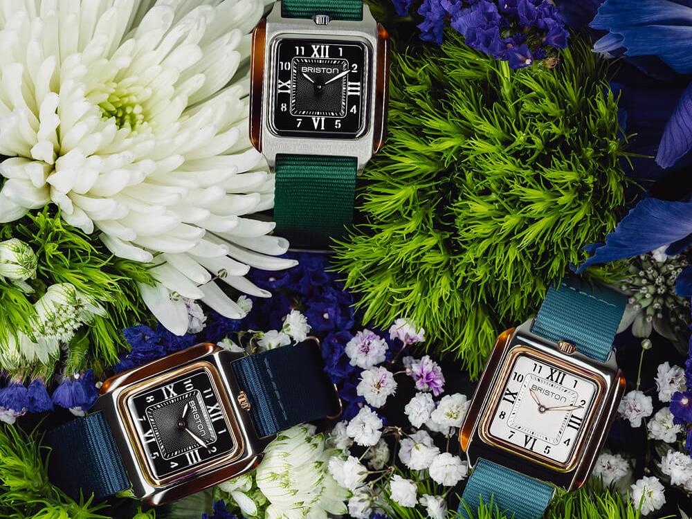 Briston Streamliner Kennedy Quartz Uhr, Damaststahl, 30 mm, 252030.SA.T.1.NB