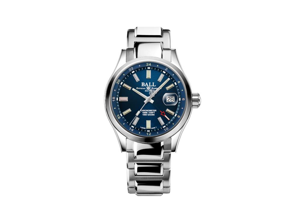 Ball Engineer III Endurance 1917 GMT Automatik Uhr, Blau, 41mm, GM9100C-S2C-BER