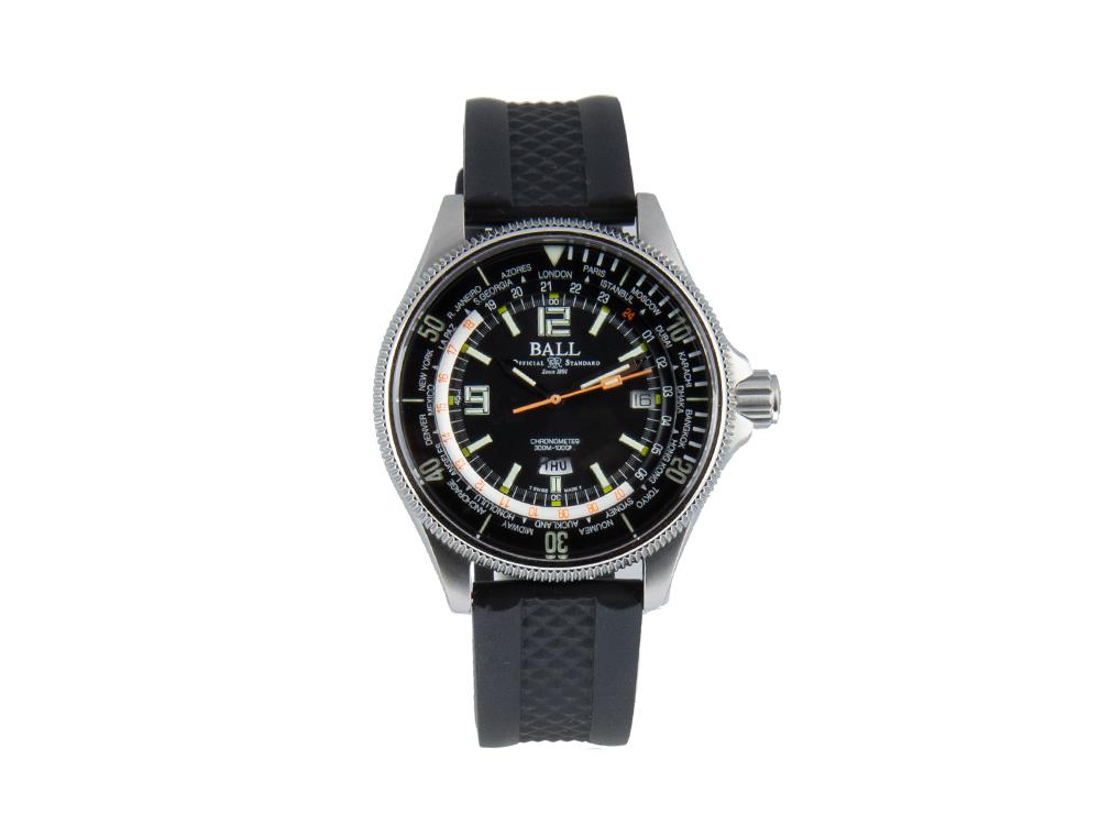 Ball Engineer Master II Diver Worldtimer Automatik Uhr, COSC, DG2232A-PC-BK