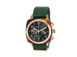 Briston Clubmaster Classic Quartz Uhr, Grün, 40 mm, 15140.PYA.T.10.NBG