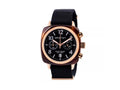 Briston Clubmaster Classic Quartz Uhr, PVD, Schwarz, 40 mm, 14140.PRA.T.1.NB