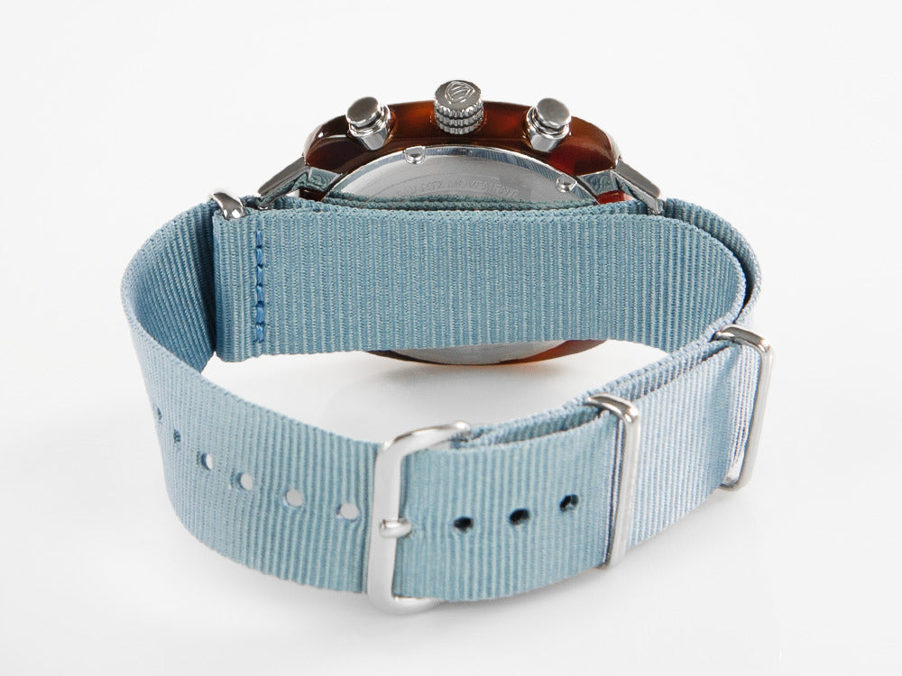 Briston Clubmaster Sport Quartz Uhr, Blau, 42 mm, 20142.SA.TS.25.NIB