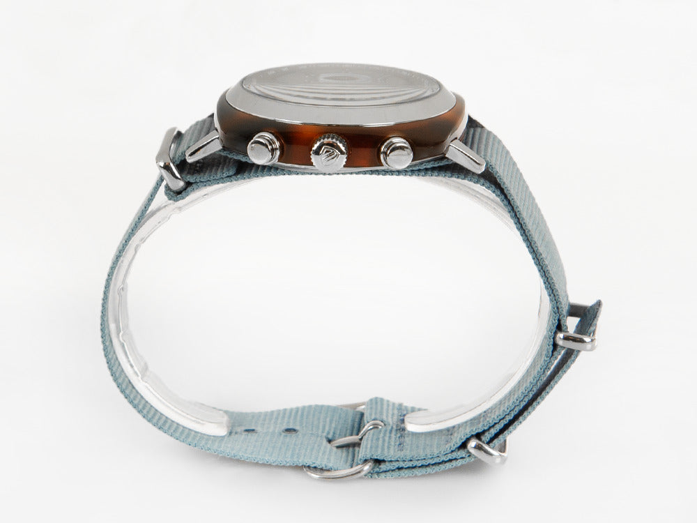 Briston Clubmaster Sport Quartz Uhr, Blau, 42 mm, 20142.SA.TS.25.NIB