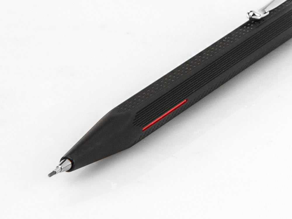 Caran d'Ache Ecridor Racing Minenbleistift, Schwarz, Palladium Akzenten, 4.009