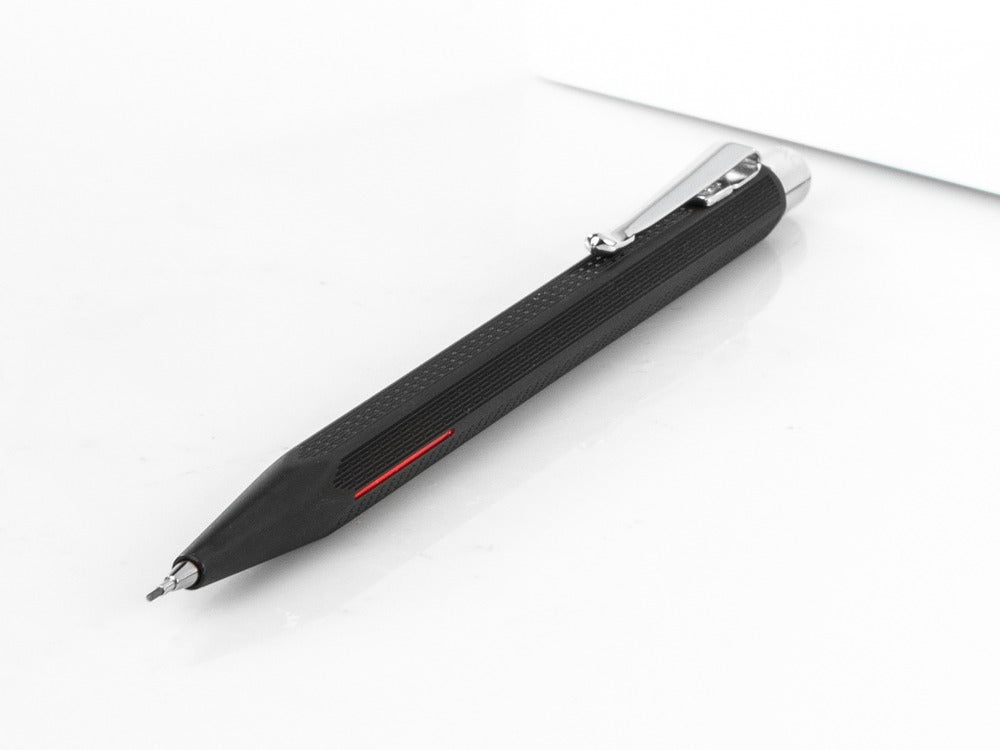 Caran d'Ache Ecridor Racing Minenbleistift, Schwarz, Palladium Akzenten, 4.009