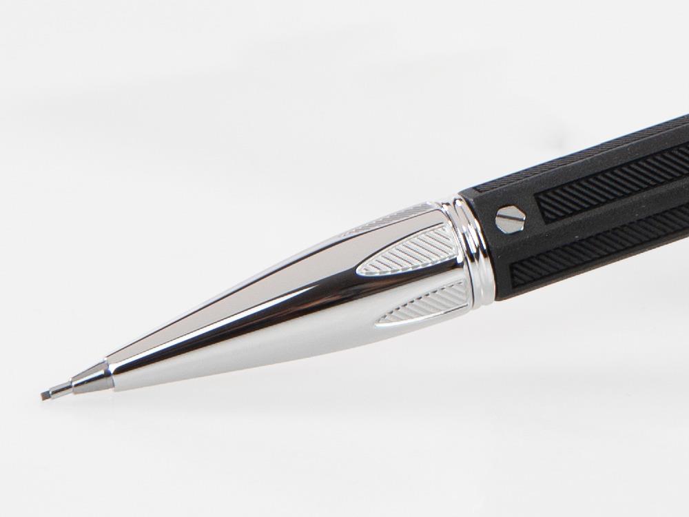 Caran d´Ache Varius Rubracer Minenbleistift, Schwarz, Rhodium, 4460.085