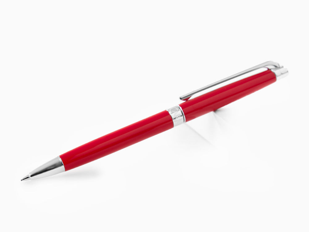 Caran d´Ache Léman Slim Scarlet Red Minenbleistift, Rot, Rhodium, 4761.770