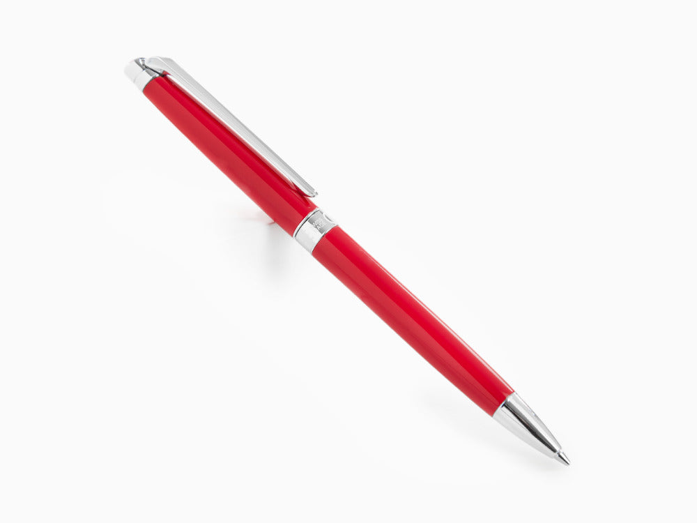 Caran d´Ache Léman Slim Scarlet Red Minenbleistift, Rot, Rhodium, 4761.770