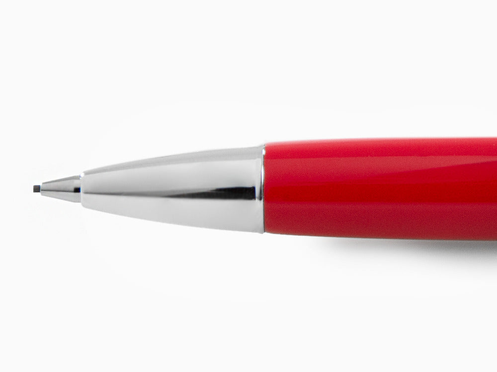 Caran d´Ache Léman Slim Scarlet Red Minenbleistift, Rot, Rhodium, 4761.770