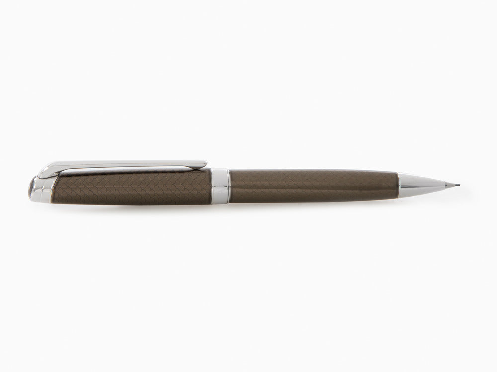 Caran d´Ache Léman Caviar Minenbleistift, Lack, Braun, Rhodium, 4769.497