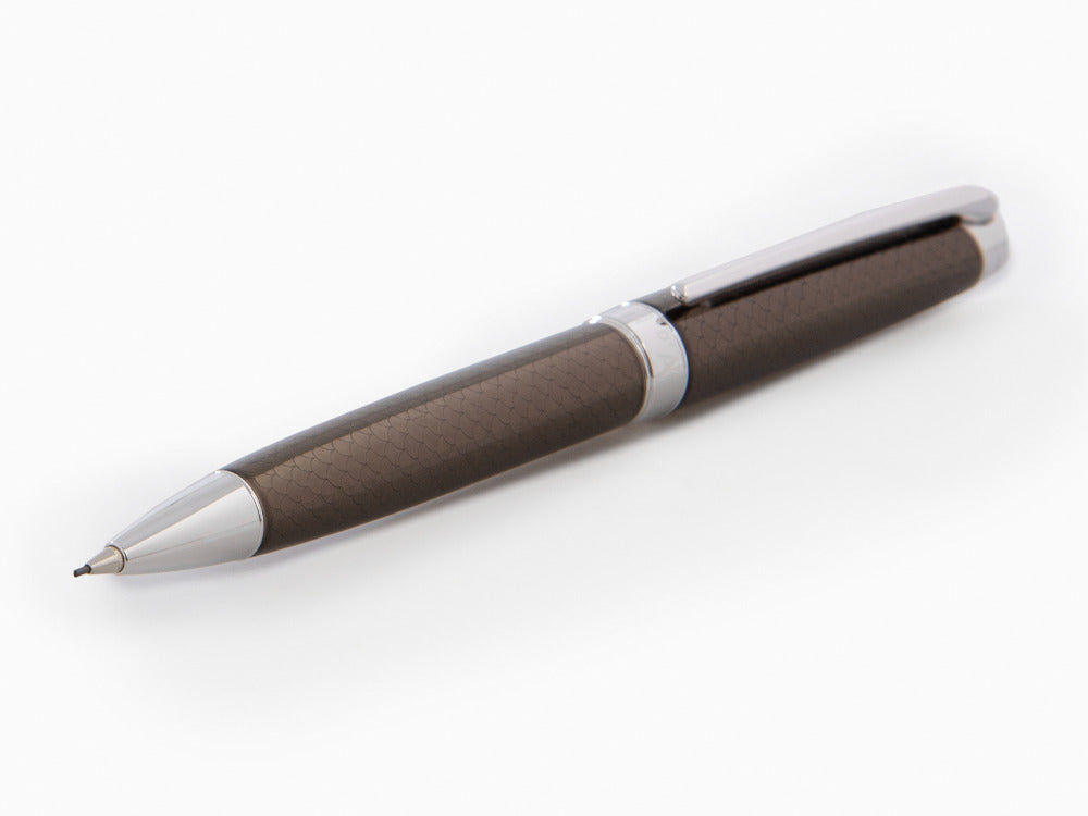 Caran d´Ache Léman Caviar Minenbleistift, Lack, Braun, Rhodium, 4769.497