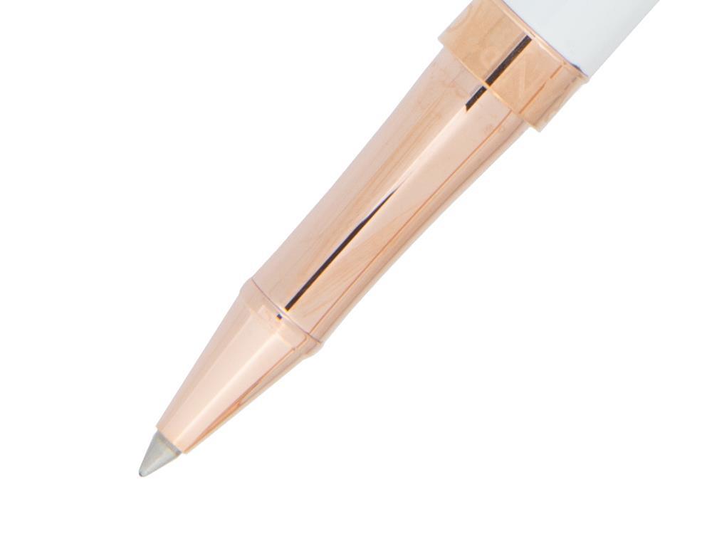 Caran d´Ache Léman Slim Roller White Rosegold, Lack,  Weiss, 4771.001