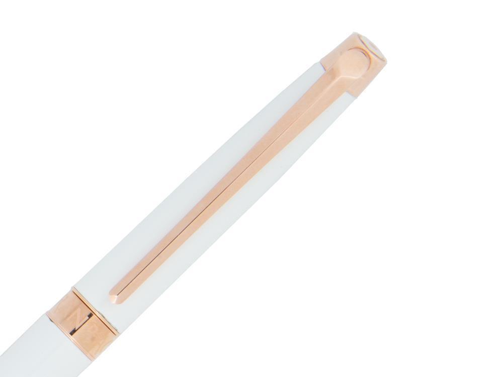 Caran d´Ache Léman Slim Roller White Rosegold, Lack,  Weiss, 4771.001