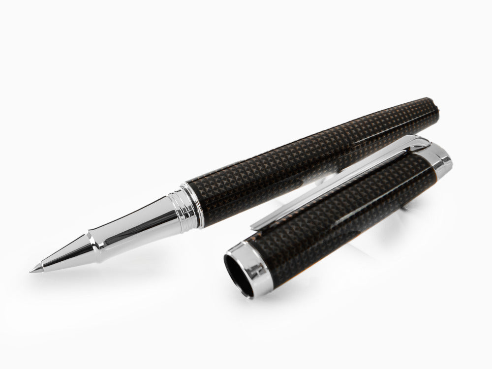 Caran d´Ache Léman de Nuit Roller, Schwarzer Lack, Schwarz, 4779.019