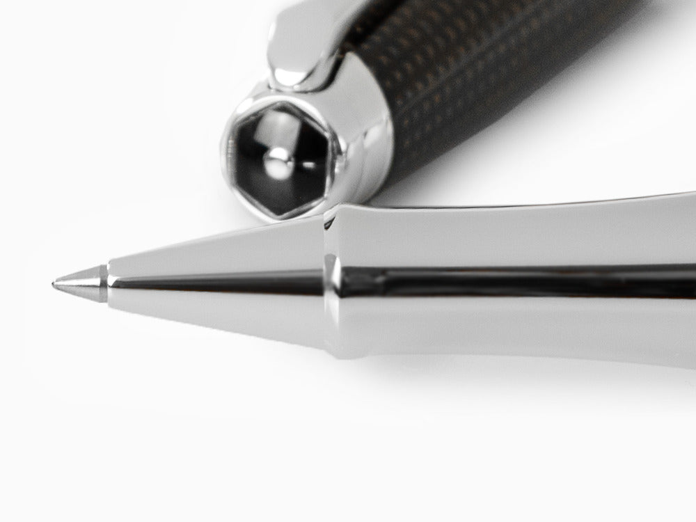 Caran d´Ache Léman de Nuit Roller, Schwarzer Lack, Schwarz, 4779.019