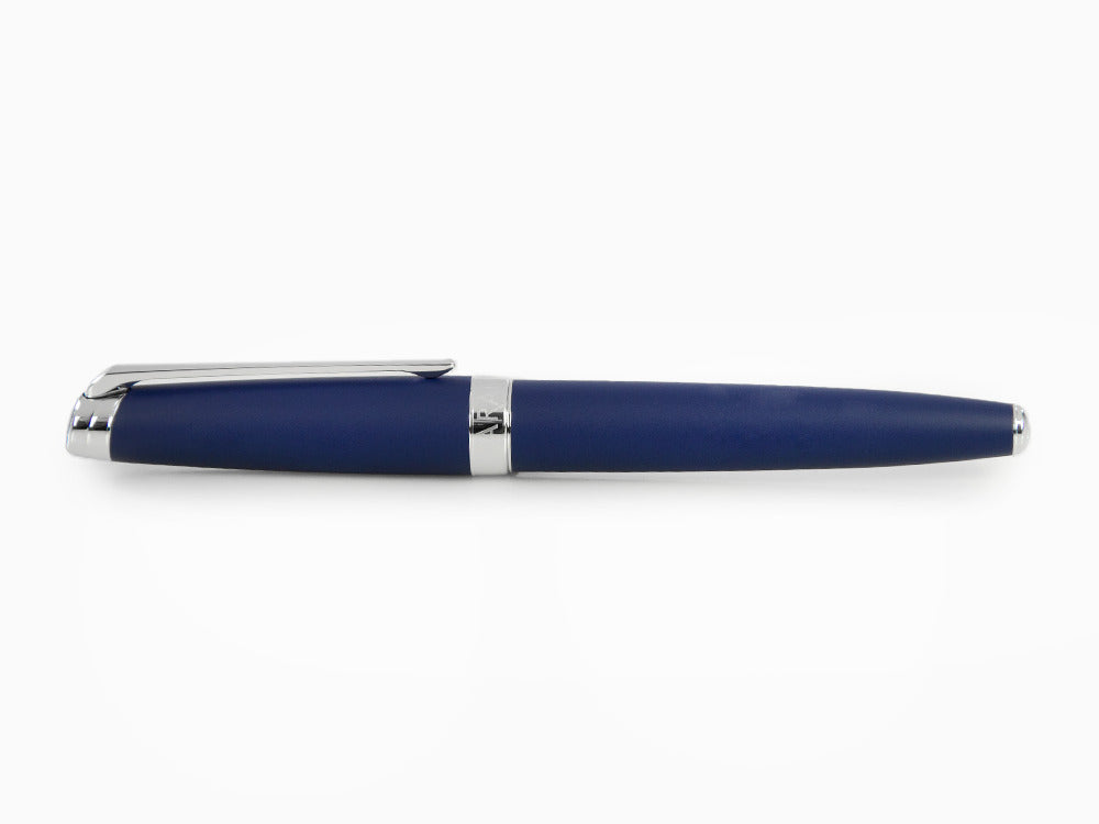 Caran d'Ache Léman Blue Night Matt Roller, Matter Lack, Blau, Rhodium, 4779.449