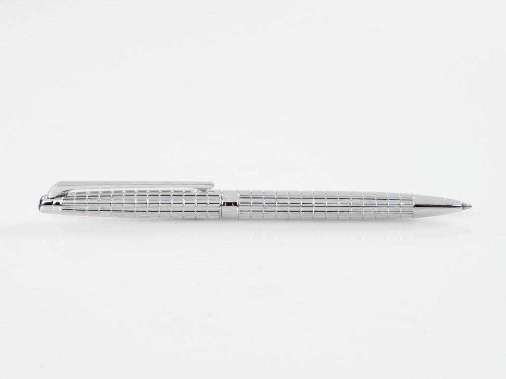 Caran d'Ache Léman Slim Lights Kugelschreiber, Rhodium, Silber, 4781.386