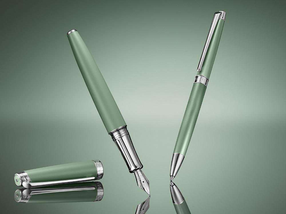 Caran d'Ache Léman Slim Léman Vert de Gris Kugelschreiber, Grün, 4781.713