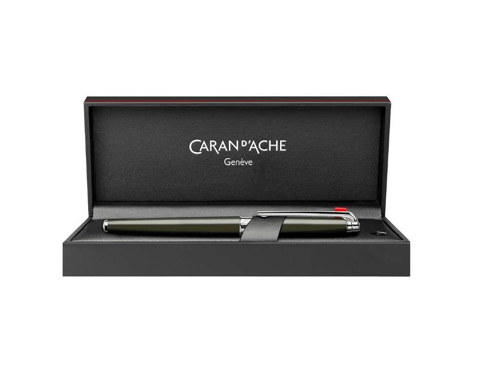Caran d'Ache Léman Slim Terre d’Ombre Füllfederhalter, Grün, 4791.016