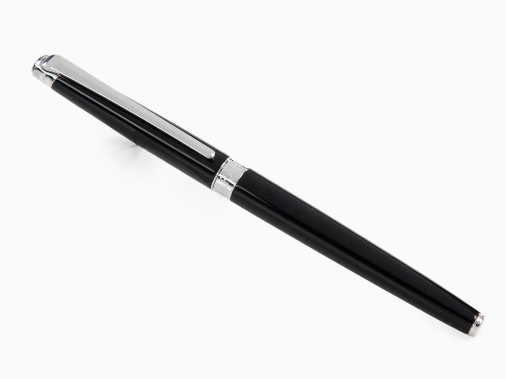 Caran d´Ache Léman Slim Black Ebony Füllfederhalter, Schwarz, 4791.782