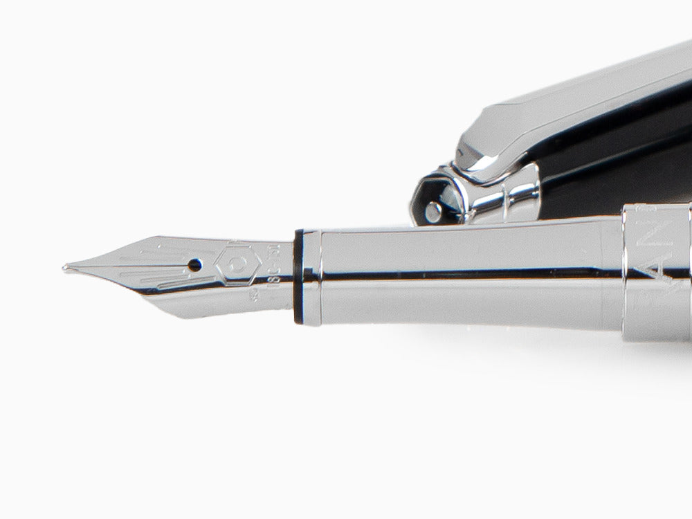 Caran d´Ache Léman Slim Black Ebony Füllfederhalter, Schwarz, 4791.782