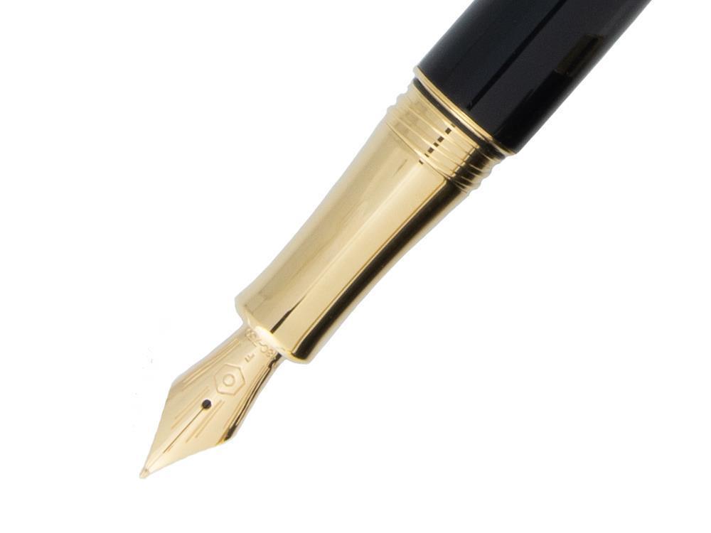 Caran d´Ache Léman Ebony Black Füllfederhalter, Lack, 4799.282