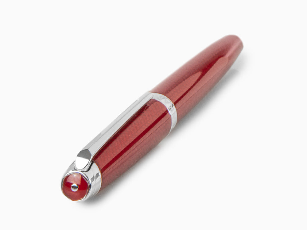 Caran d´Ache Léman Rouge Carmin Füllfederhalter, Rhodium, Rot, 4799.580