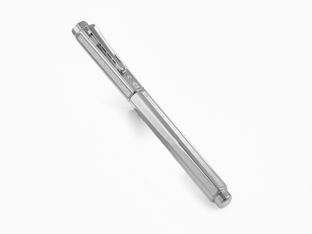 Caran d´Ache Ecridor Chevron Roller, Palladium, Silber, 838.286