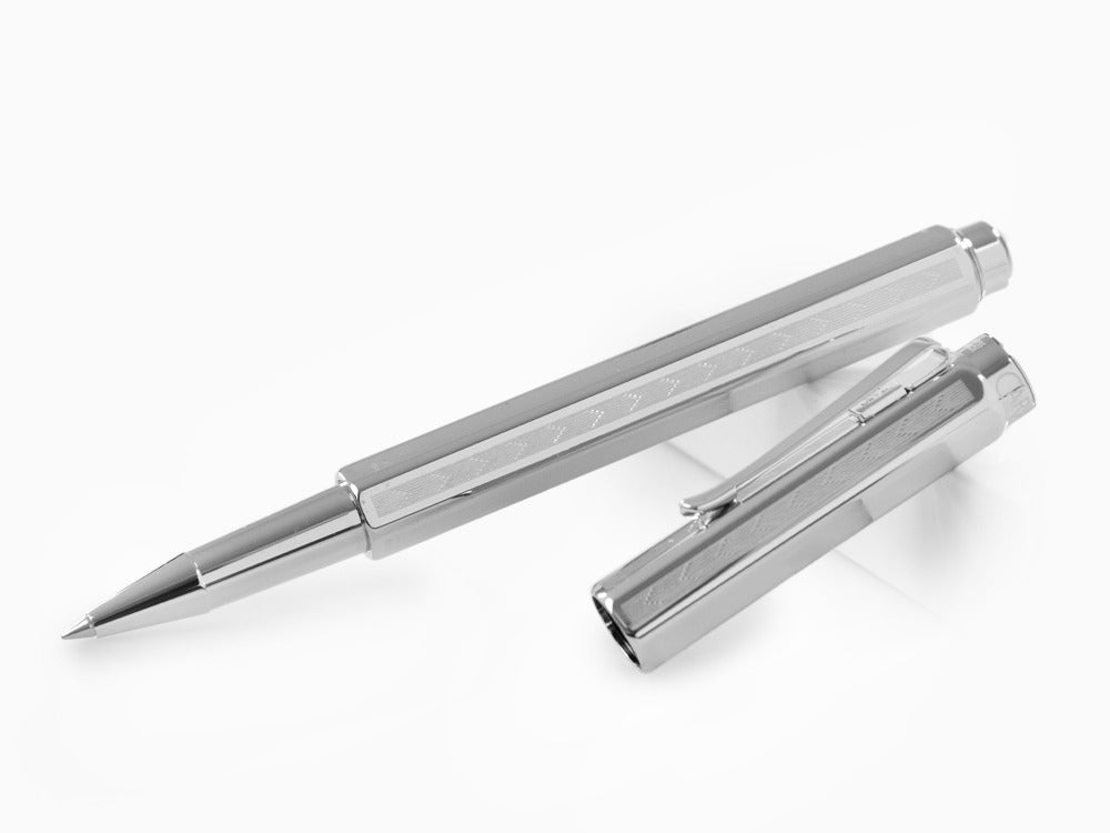 Caran d´Ache Ecridor Chevron Roller, Palladium, Silber, 838.286