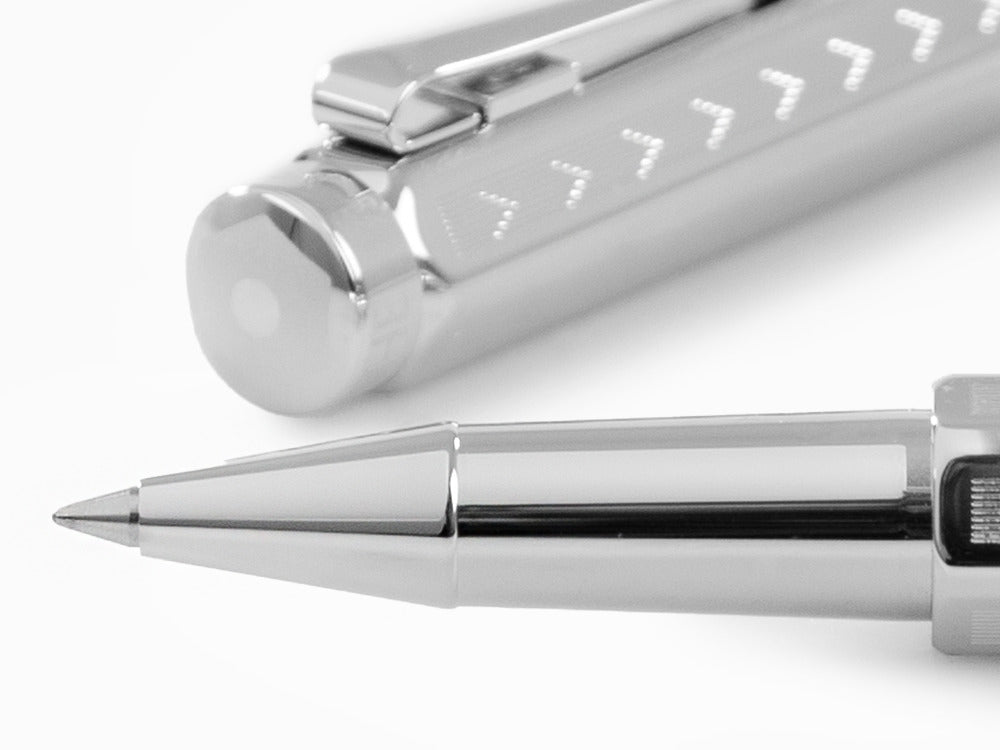 Caran d´Ache Ecridor Chevron Roller, Palladium, Silber, 838.286