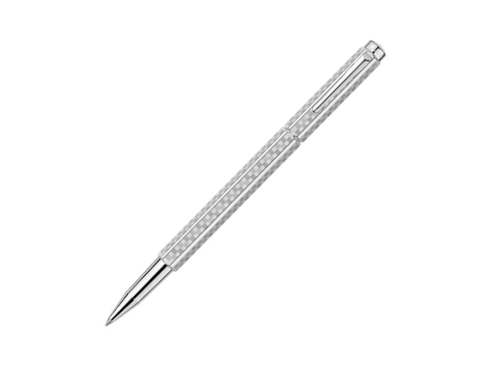 Caran d'Ache Ecridor Damier Kugelschreiber, Messing, Silber, 890.566