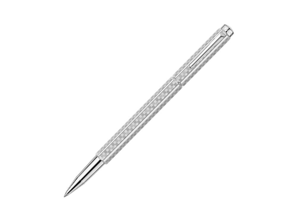 Caran d'Ache Ecridor Damier Kugelschreiber, Messing, Silber, 890.566