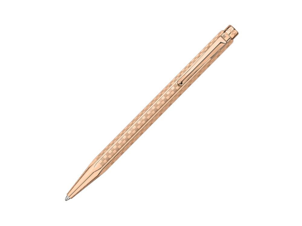 Caran d'Ache Ecridor Damier Kugelschreiber, Messing, Rosegold, 898.567
