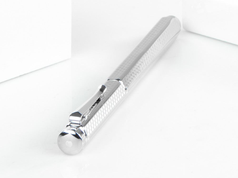 Caran d´Ache Ecridor Cubrik Füllfederhalter, Palladium, Silber, 958.377