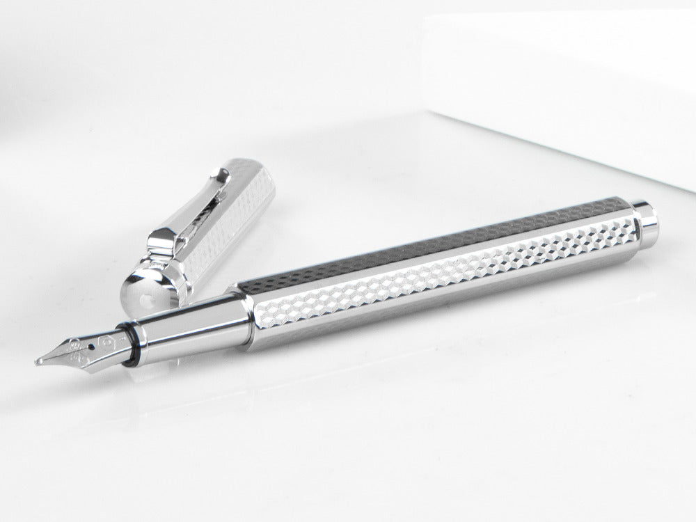 Caran d´Ache Ecridor Cubrik Füllfederhalter, Palladium, Silber, 958.377
