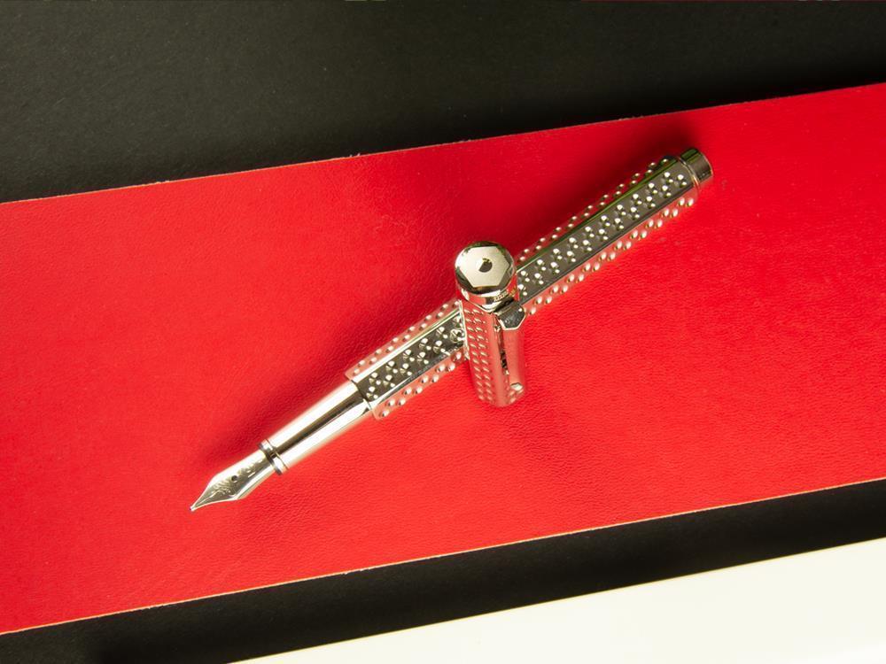 Caran d´Ache Ecridor Golf Füllfederhalter, Palladium, Silber, 958.516