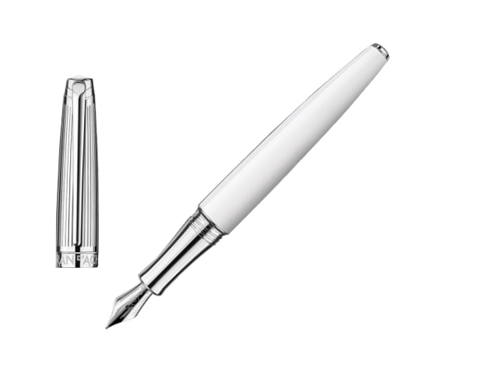 Caran d´Ache Léman Bicolor White Füllfederhalter, Weiss, C4799.001
