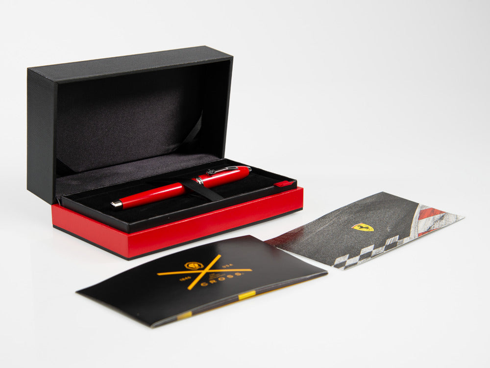 Cross Ferrari Townsend Roller, Lack, Rot, Rhodinierte Beschläge, FR0045-57