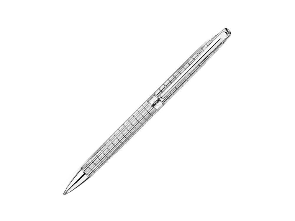 Caran d'Ache Léman Slim Lights Kugelschreiber, Rhodium, Silber, 4781.386
