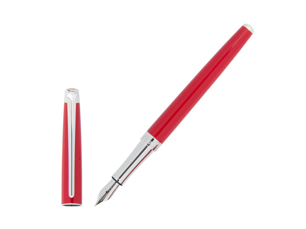 Caran d´Ache Léman Slim Scarlet Red Füllfederhalter, Rot, 4791.770