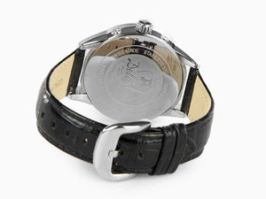 Delbana Classic Retro Moonphase Quartz Uhr, 42 mm, Lederband, 41601.646.6.064