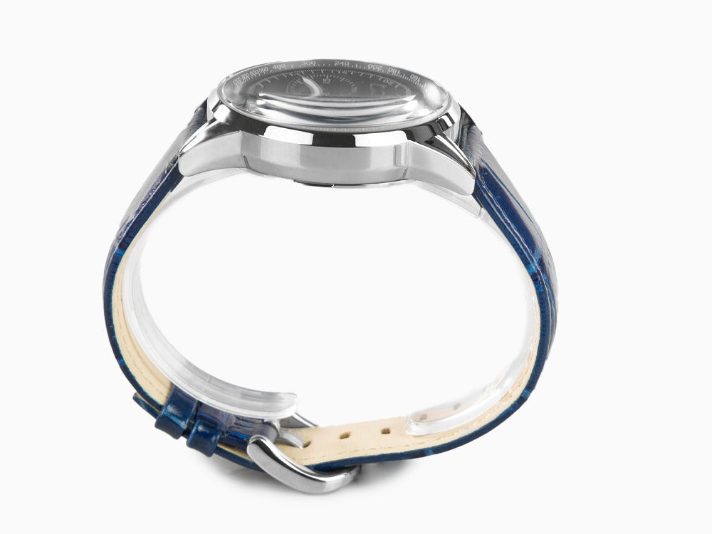 Delbana Classic Retro Chronograph Quartz Uhr, 42 mm, Lederband, 41601.672.6.044