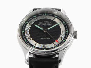 Delbana Recordmaster Mechanical Automatik Uhr, Schwarz, 40 mm, 41601.748.6.034