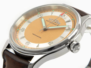 Delbana Classic Recordmaster Mechanical Uhr, Beige, 40 mm, 41601.748.6.184