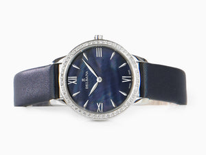 Delbana Dress Antibes Quartz Uhr, Blau, 32 mm, Lederband, 41611.615.1.536