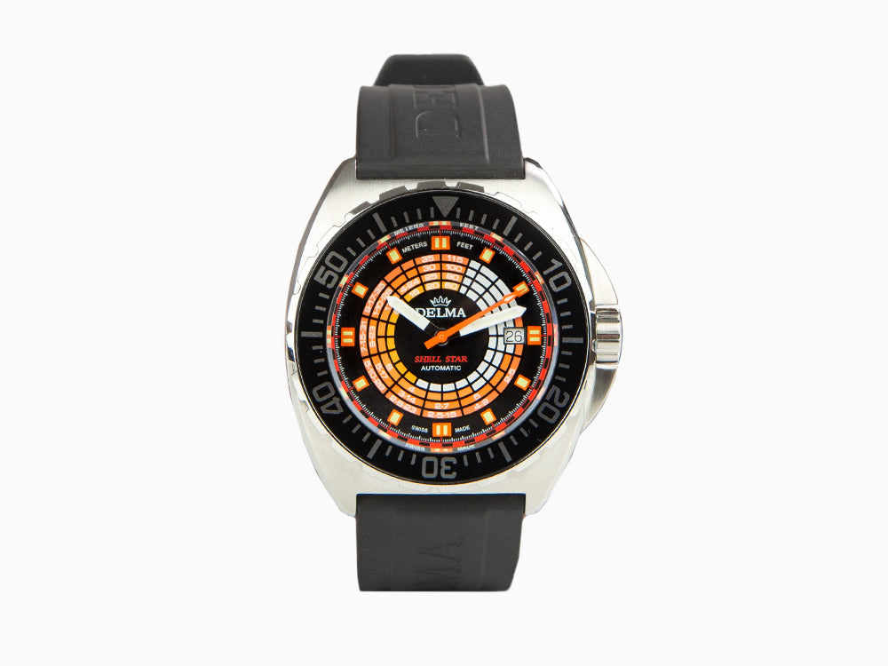 Delma Diver Shell Star Decompression Timer Automatik Uhr, 44 mm, 41501.670.6.034