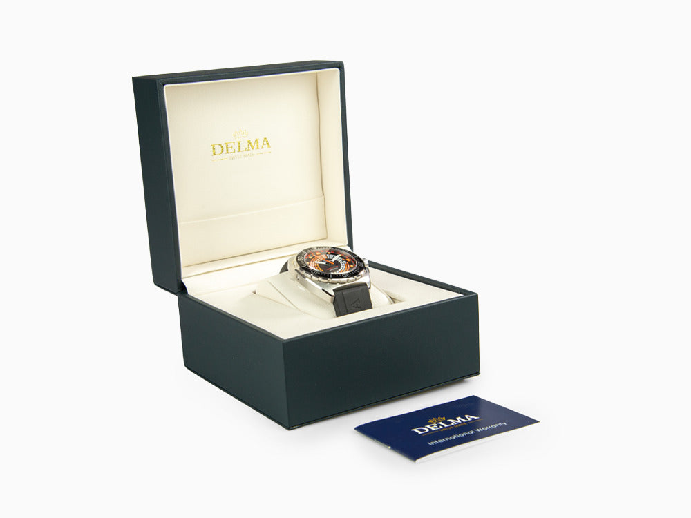 Delma Diver Shell Star Decompression Timer Automatik Uhr, 44 mm, 41501.670.6.034