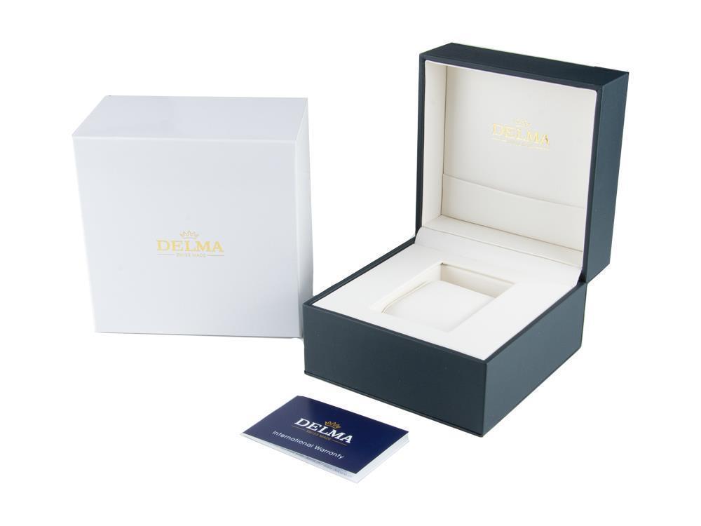 Delma Racing Oceanmaster Quartz Uhr, Chrono, Schwarz, 44 mm, 41501.678.6.048