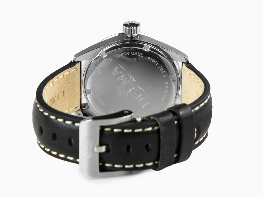 Delma Diver Cayman Quartz Uhr, Schwarz, 42 mm, 20 atm, 41601.708.6.036